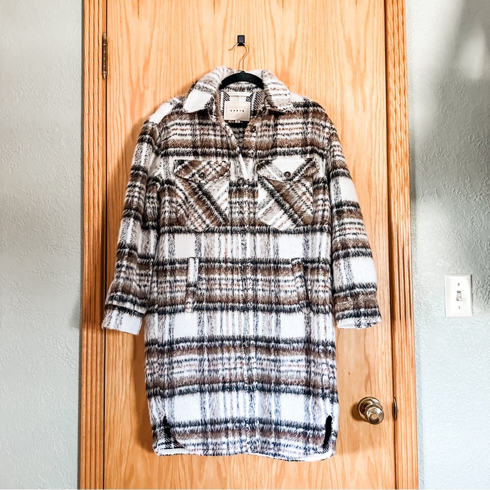 NWOT [blank nyc] plaid button down shacket